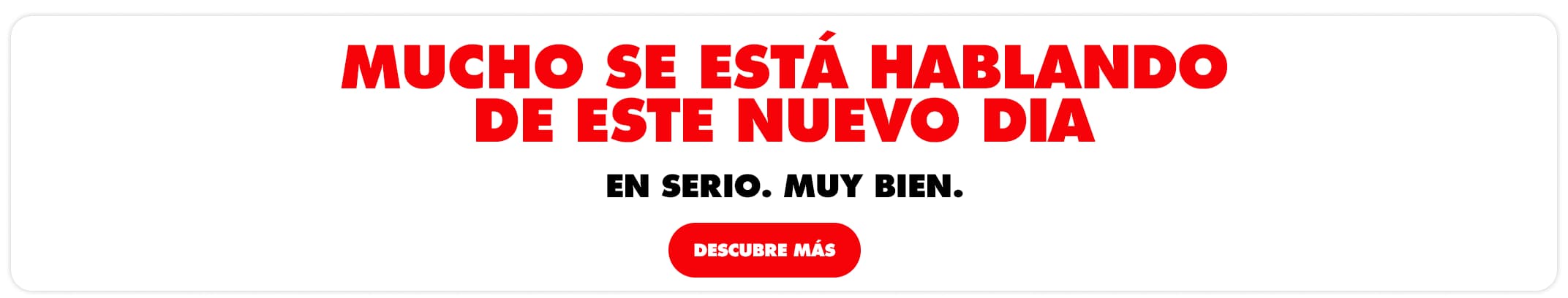 En serio. Muy bien.